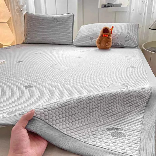 New Capibara Cooling Mat for Bed Breathable Sleeping Naked Ice Bean Summer Mat Coolness Bed Mat Cool Down Mattress Protector Pad