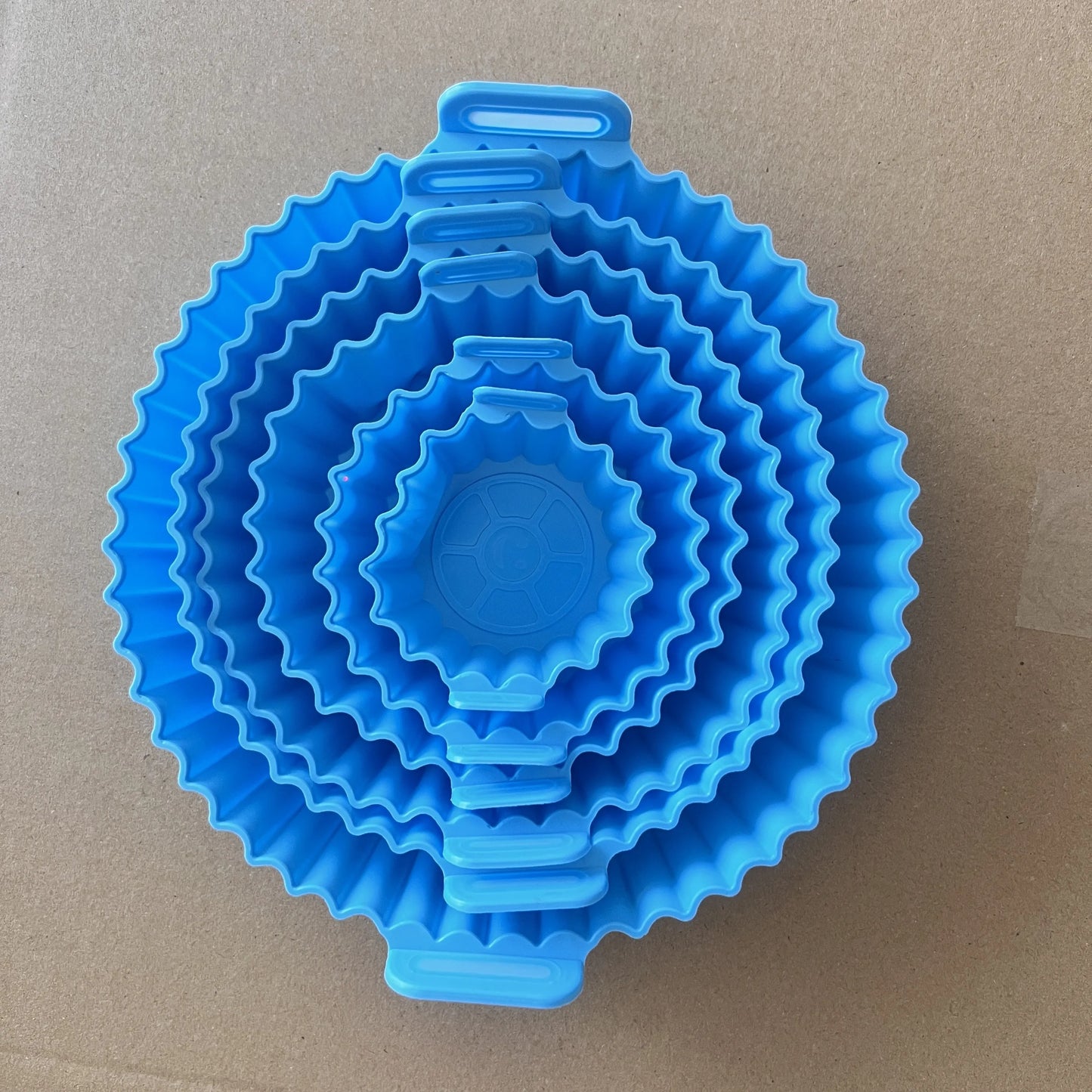 6PC Air Fryer Mats - 450°F Silicone Non-Stick Dual Texture