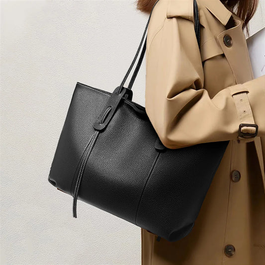 FOXER Women's Everyday Leather Commuter Tote