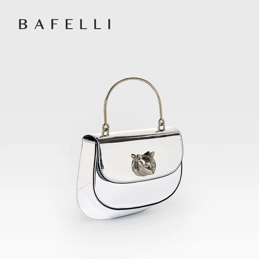 BAFELLI Women's Genuine Cowhide Leather Cat Handbag