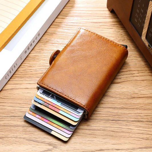 DIENQI C1807H3 Seven-Card Synthetic Leather Wallet