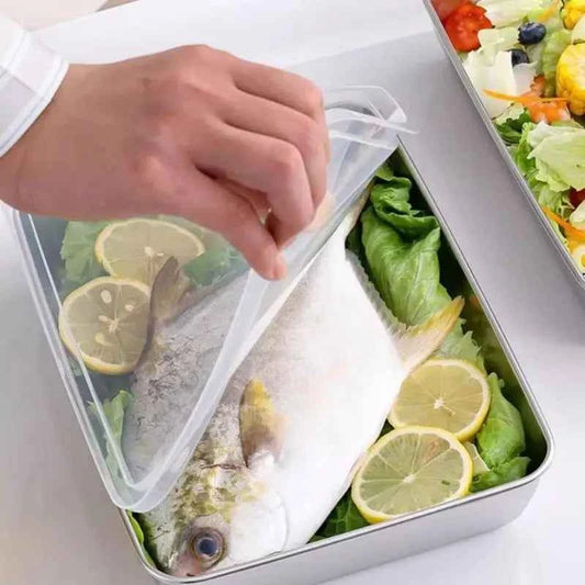 12-Piece Stainless Steel Food Storage Containers
