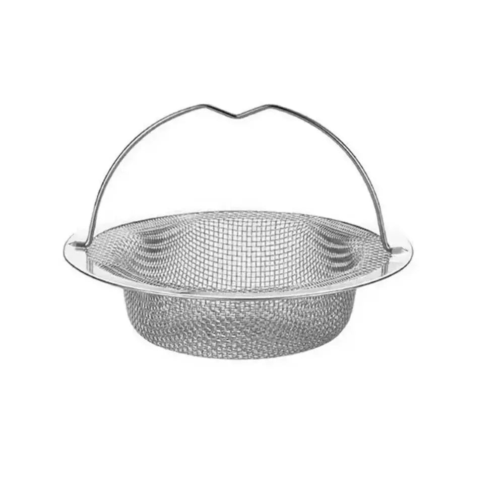 Stainless steel sink filter from ShopHub NZ, designed to catch debris and prevent clogs in kitchen sinks.