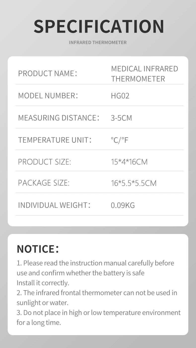 MAMIJOY Infrared Digital Thermometer