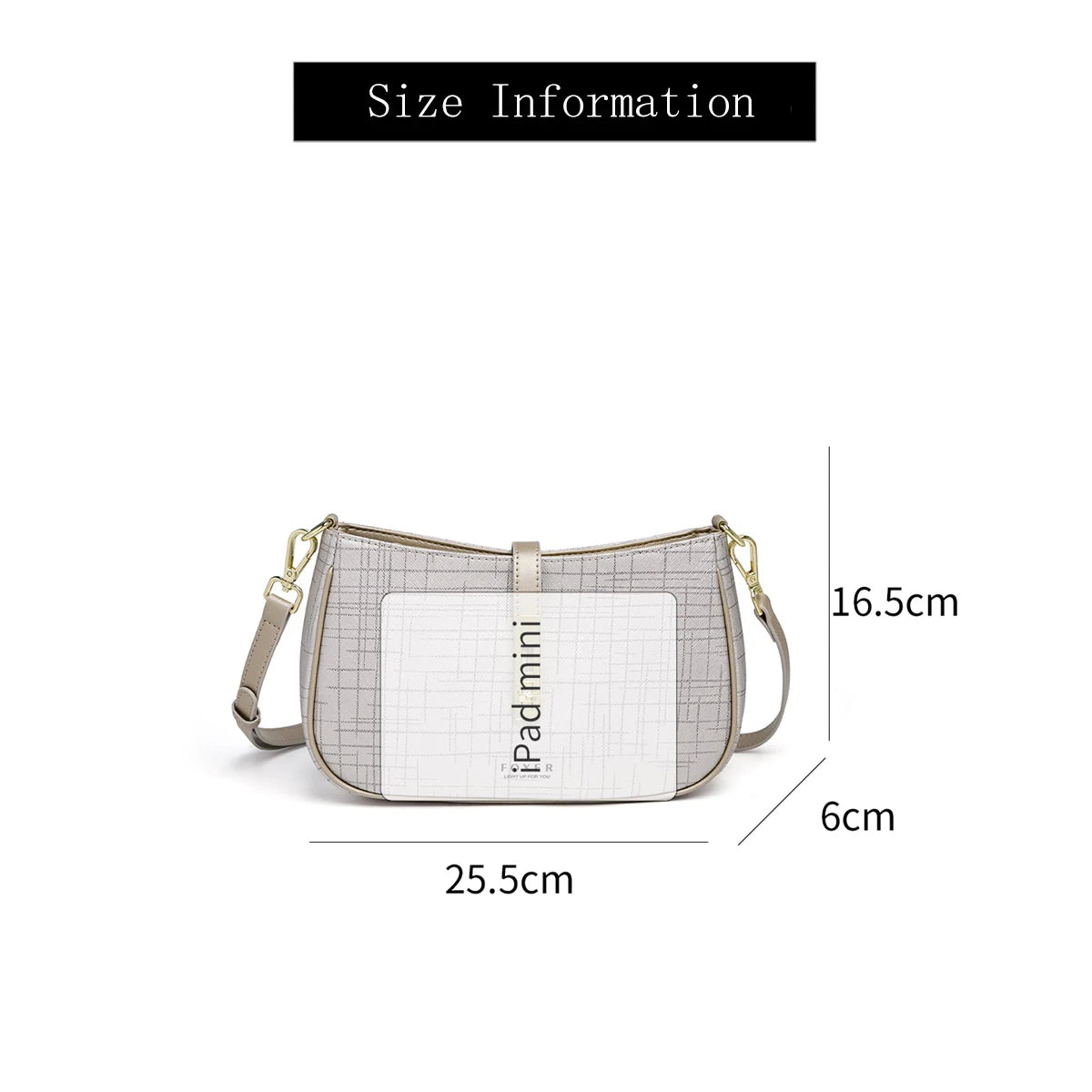 FOXER Cowhide Leather Women Baguette Shoulder Bag Light Luxury Ladies Crossbody Bag Fashion Sling Purse for Daily Dating Use