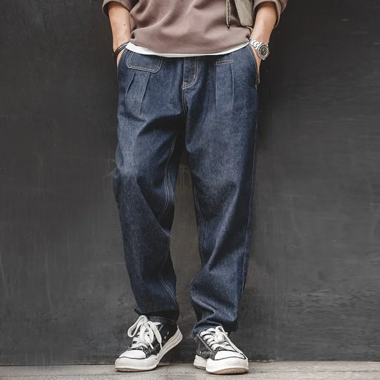 Maden Retro Denim Wash Baggy Men's Jeans