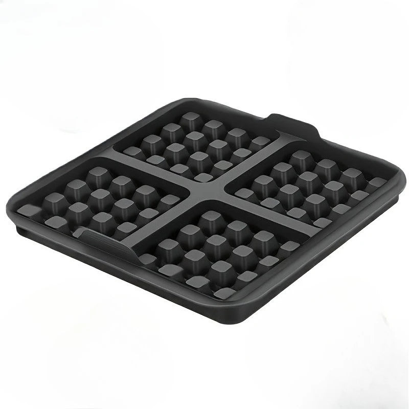 Square waffle mold for air fryer, non-stick baking pan from ShopHub NZ, ideal for making crisp, evenly shaped waffles.