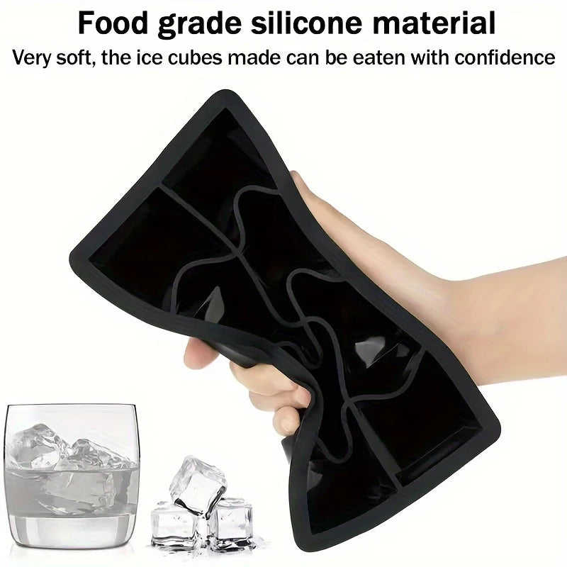 6-Cell Large Silicone Ice Cube Tray