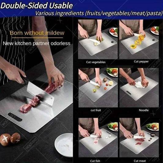 3PCS Stainless Steel Chopping Board