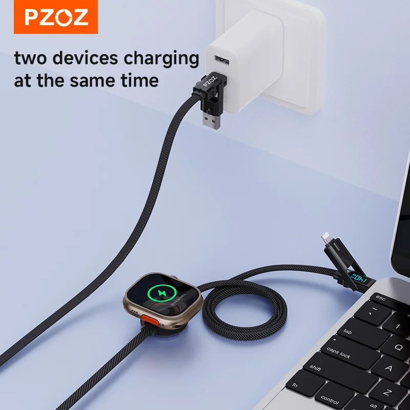 PZOZ PowerLink Multi-Connector Charging Cable 1.5m