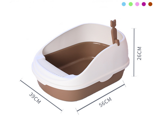 Cat Kitty Litter Tray with Scoop dealonline.co.nz