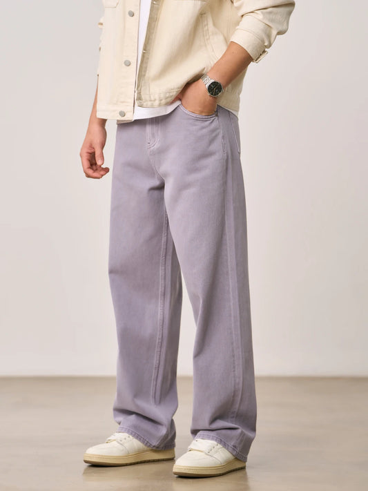 SIMWOOD 12.3oz Washed Vintage Baggy Jeans