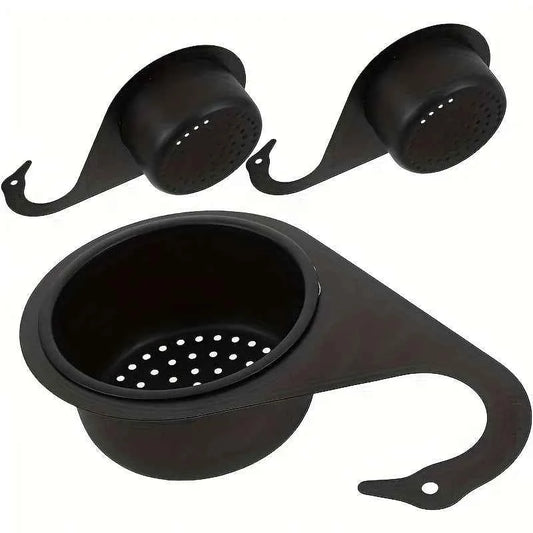 Stainless Steel Swan Sink Basket, Hang on Faucet for Food Scraps, Quick Drain Kitchen Colander Easy Clean