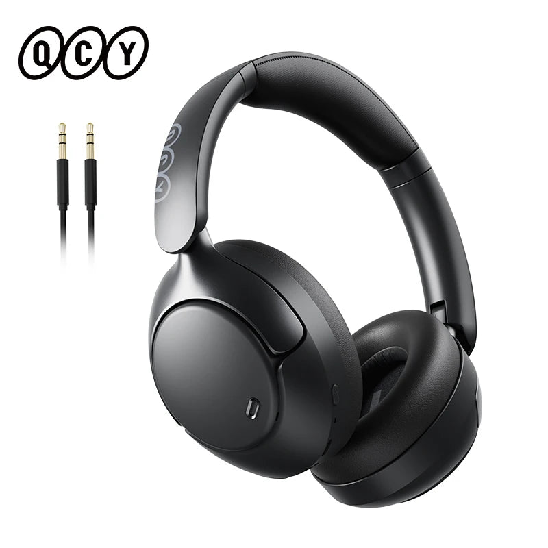 QCY H3 PRO ANC Bluetooth Headphones with 50dB Active Noise Cancelling and 55H Playtime