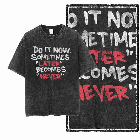 G57 Exclusive 100% Cotton Cool Creative Graphic Men T-shirt | Acid Washed Streetwear Big Size Vintage O-neck Men's Tee Tshirt