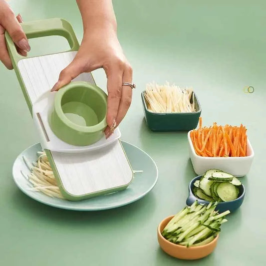 2025 NEW Multifunctional Kitchen Vegetable Cutter Household Hand Guard Shredder Stainless Steel Grater Potato Radish Grater Tool