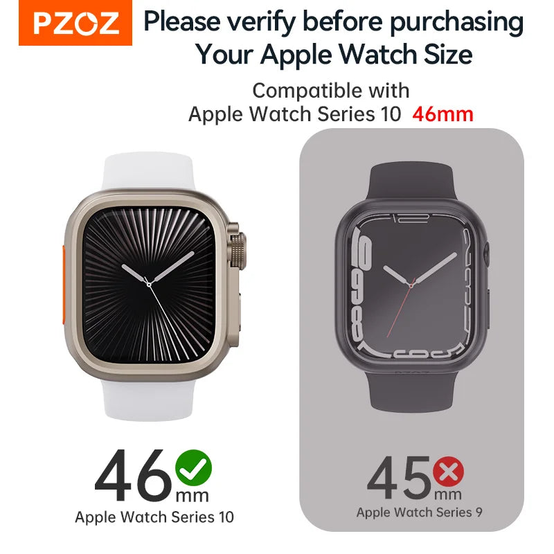PZOZ UltraEdge Protective Case for Apple Watch