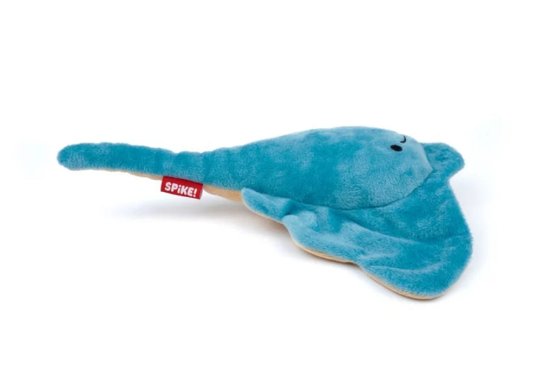 Kawaii Spike Manta Ray dog toy by Animal Addiction Limited, featuring a soft, plush manta ray design for pets.