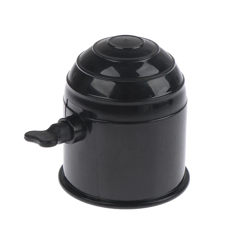 Habicare Universal Tow Bar Ball Cap Cover with Knob, black protective accessory for towing hitch ball.