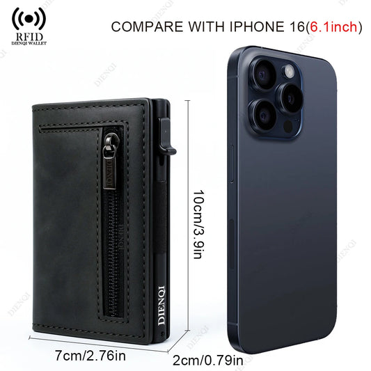 DIENQI Anti-RFID Card Holder Wallet