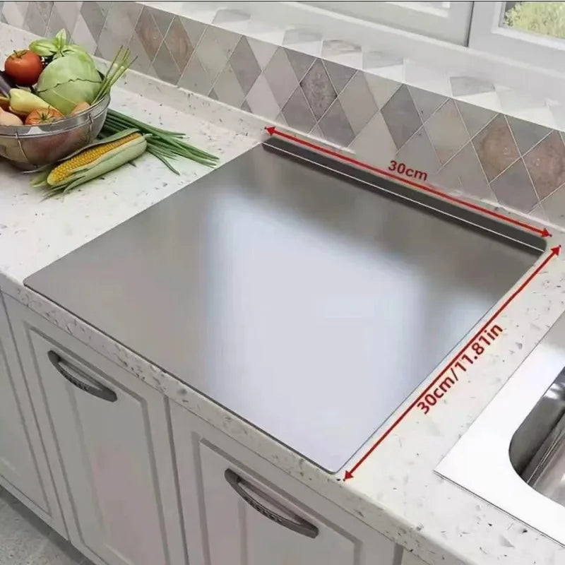 Large Foldable Stainless Steel Cutting Board