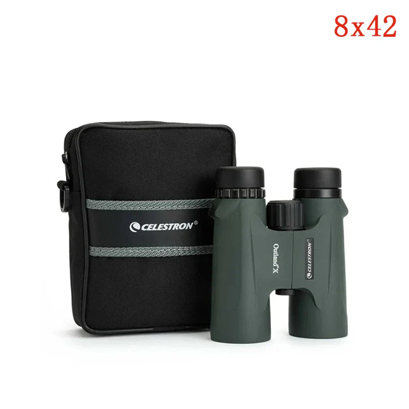 Habicare waterproof and fog-proof binoculars with 8x42 or 10x42 magnification, featuring durable build and clear viewing.