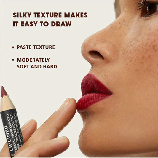 6 PCS/SET Ultra-Fine Wood Lip Liner Set