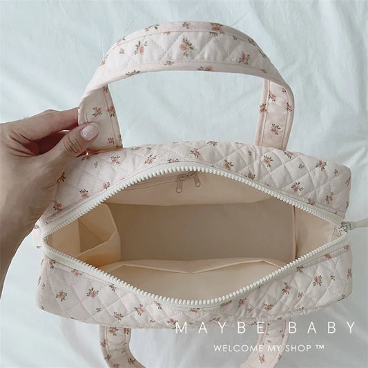 Large Capacity Floral Maternity Bag