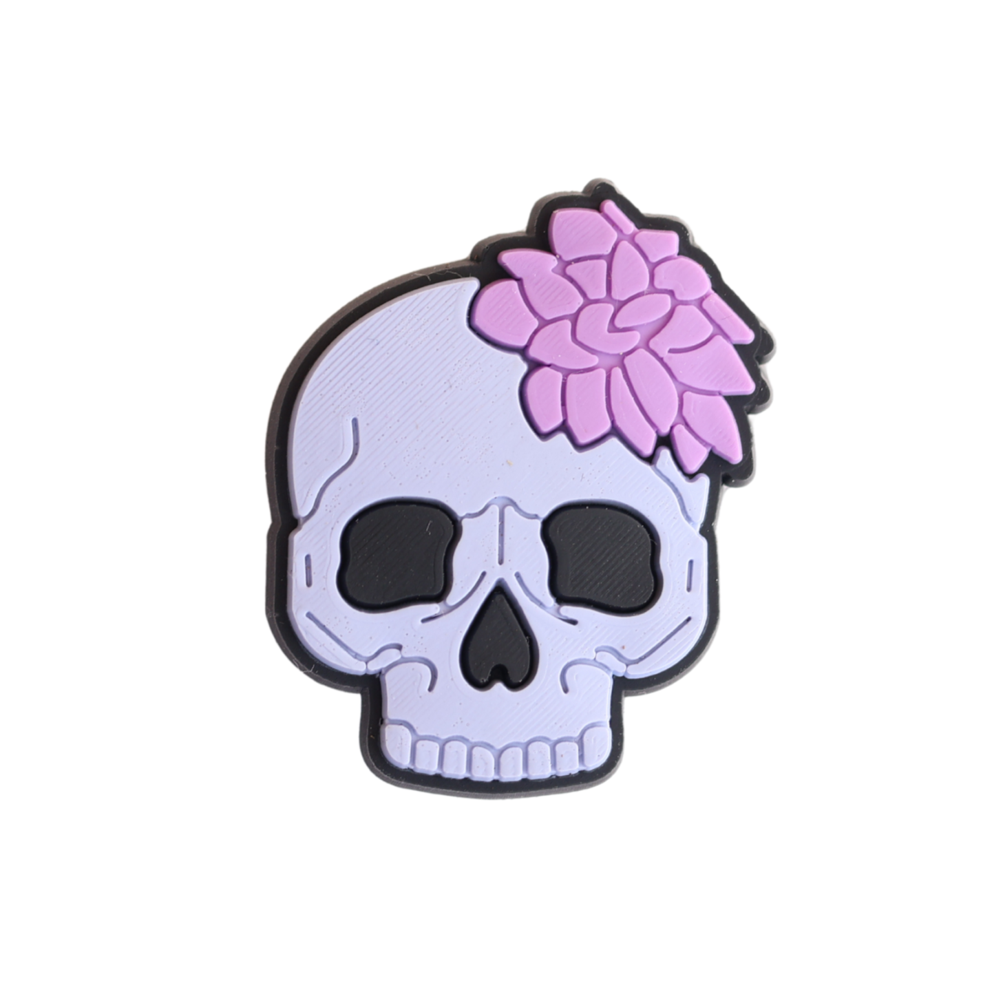 Walkieez WALK-itz Skull Charm featuring a detailed skull design on a metal charm accessory