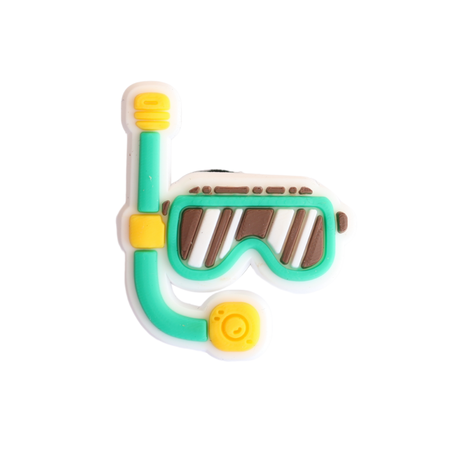 Walkieez WALK-itz snorkel charm featuring a colorful underwater-themed design for jewelry or accessories.