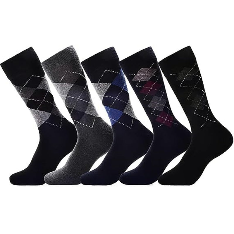 Set of 12 patterned crew socks from dealonlinenz by dealonline.co.nz, featuring colorful, varied designs for casual wear.