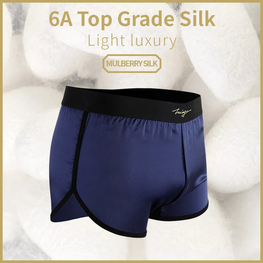 52025 Silk Reverie Men's Mulberry Silk Boxers