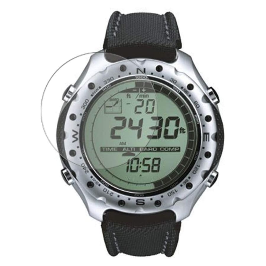 Six hydrogel screen protectors for Suunto X-Lander watches, showing the transparent, flexible watch case covers.