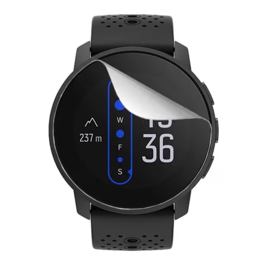 Six hydrogel screen protectors for Suunto 9 Peak Pro smartwatch, designed to shield the screen from scratches and impacts.