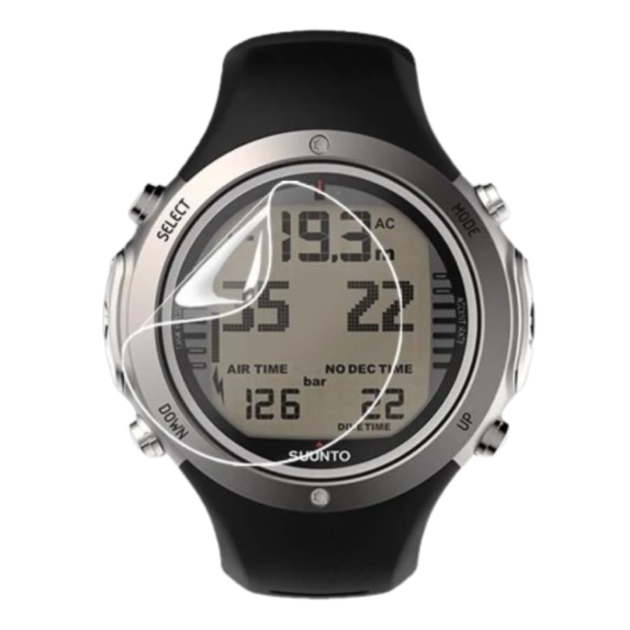 Hydrogel screen protector for Suunto D6i Novo watch case, pack of 6, providing screen protection and durability.