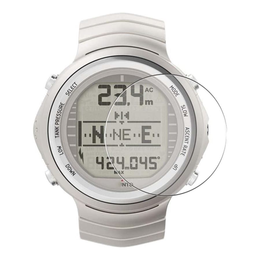 Set of six hydrogel screen protectors for Suunto D9tx watch case, providing durable screen protection.