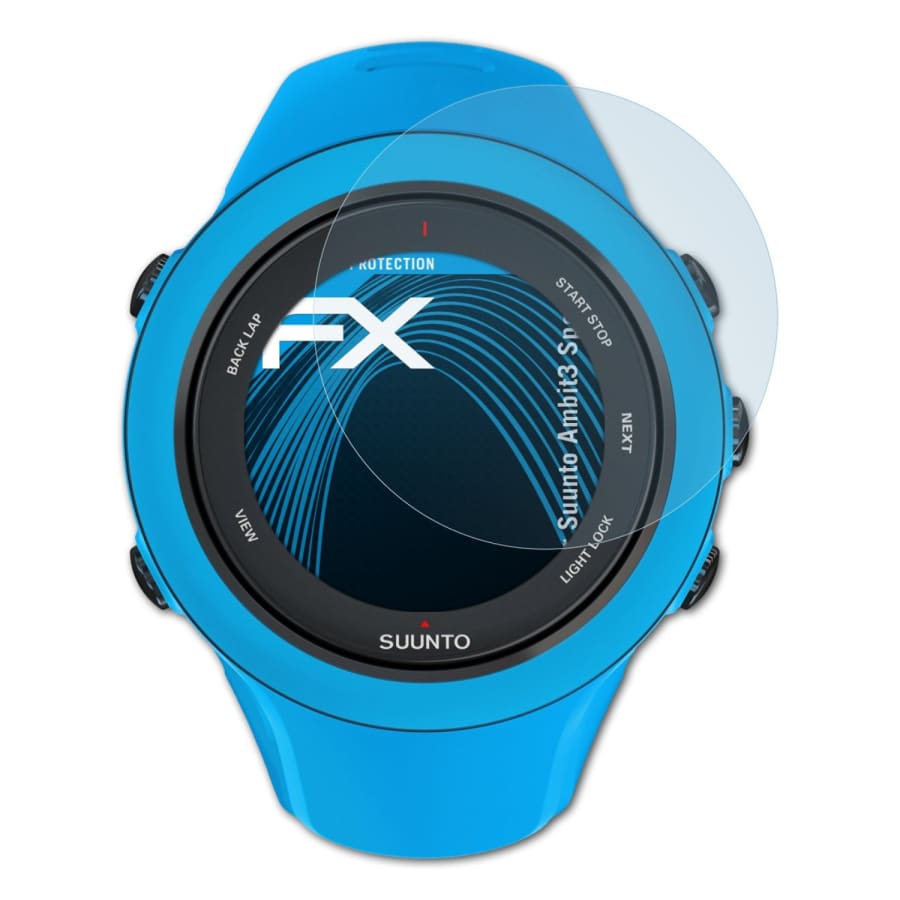 Clear screen protector for Suunto Ambit3 Sport watch case, shielding the watch display from scratches and damage.