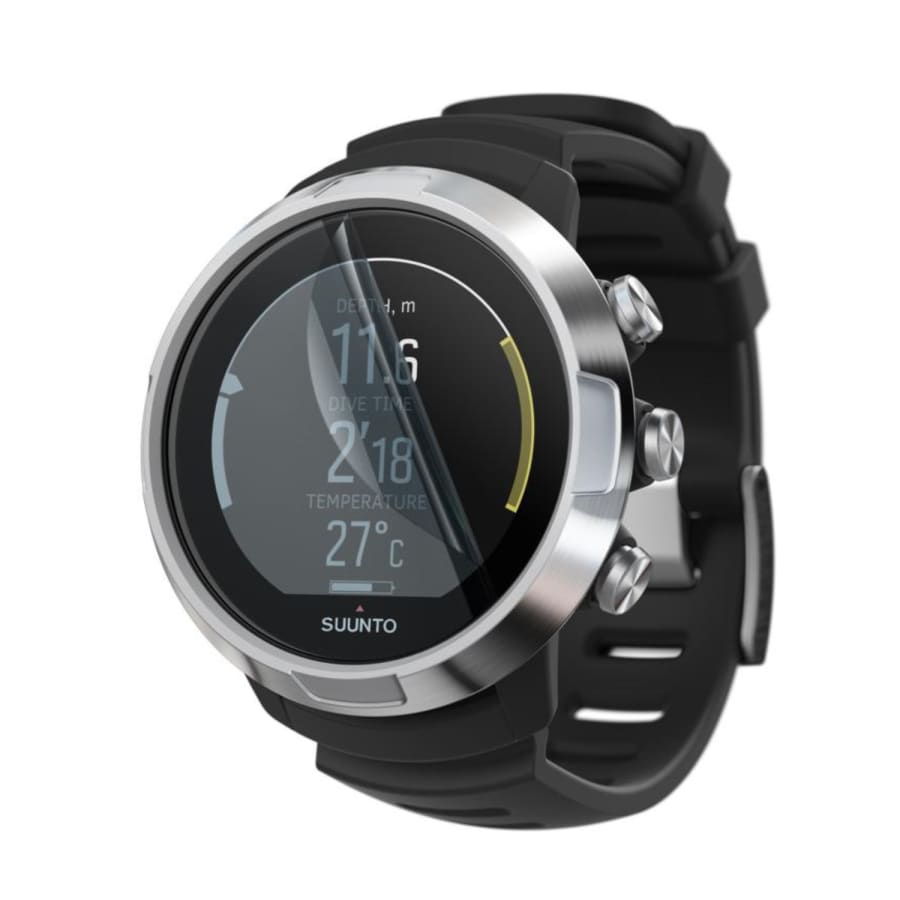 Six hydrogel screen protectors for Suunto D5 smartwatch, designed as durable watch cases to shield the display.