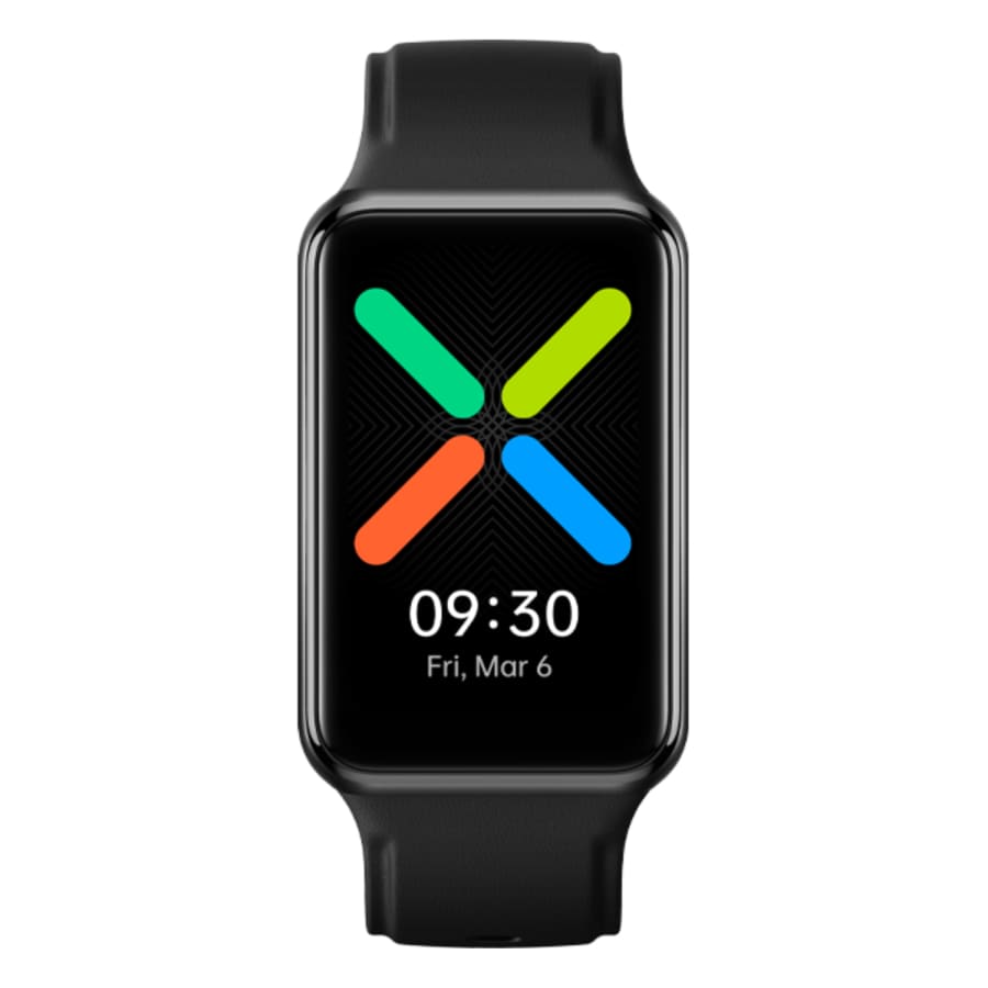 Clear protective case for Oppo Watch Free, showcasing a transparent silicone cover fitting the smartwatch securely.