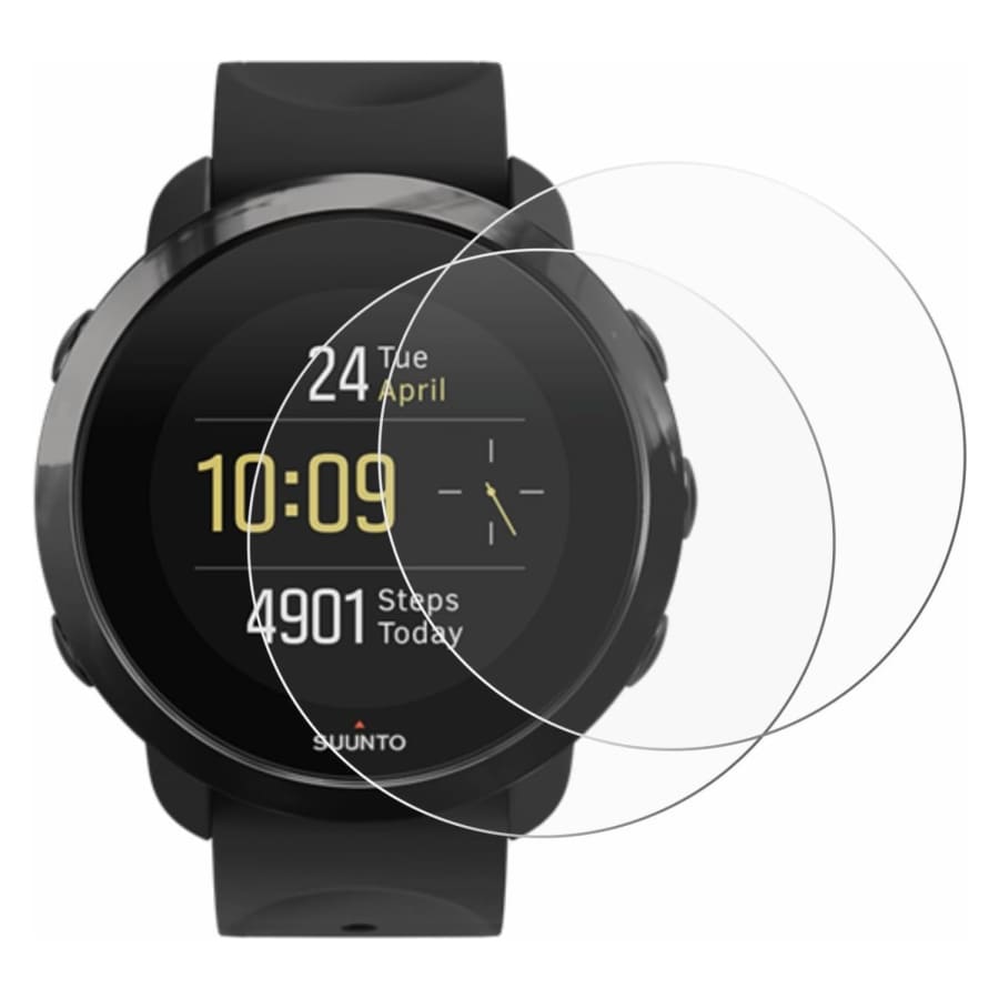 Clear screen protector for Suunto 3/3 Fitness watch case, providing protection and durability for the smartwatch display.