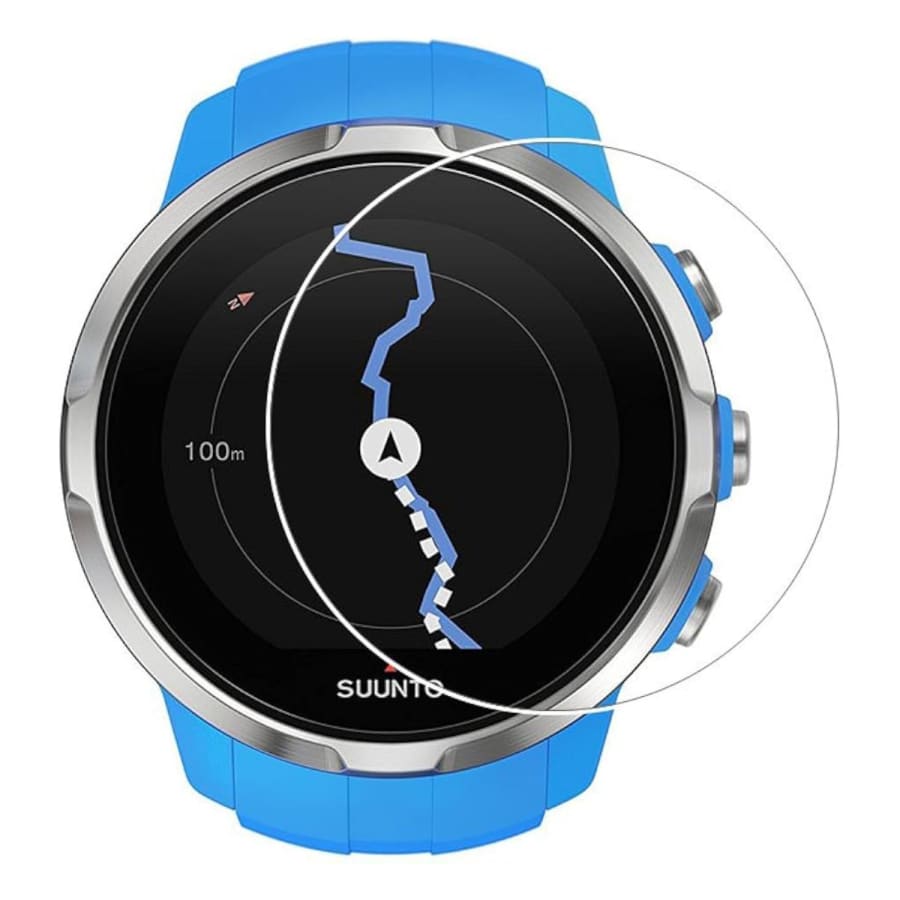 Two clear screen protectors for Suunto Spartan Sport watch, designed to shield and preserve the watch face.