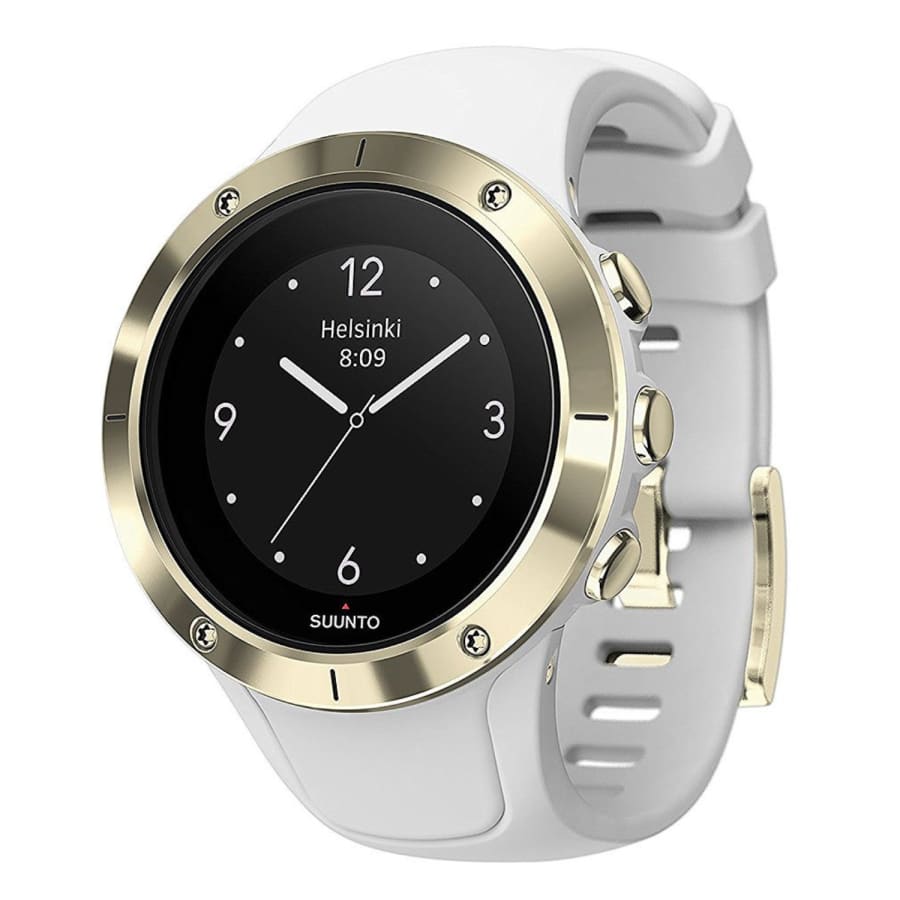 Black protective watch case for Suunto Spartan Trainer Wrist HR, designed to safeguard the fitness smartwatch.