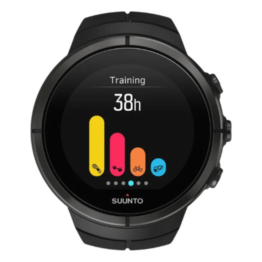 Black protective watch case for Suunto Spartan Ultra, fits securely and offers enhanced protection for your sports watch.