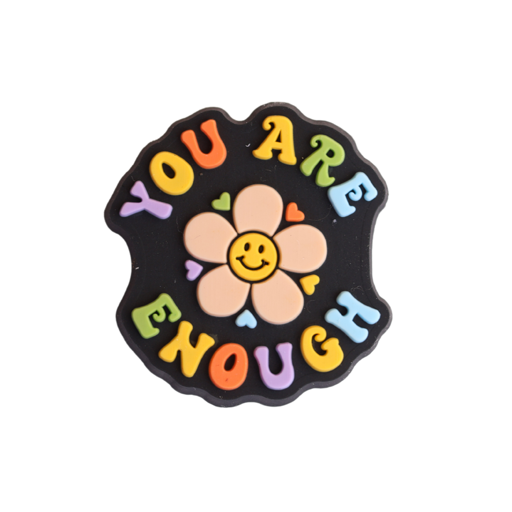 Walkieez WALK-itz You Are Enough charm featuring a motivational message on a small, stylish accessory.