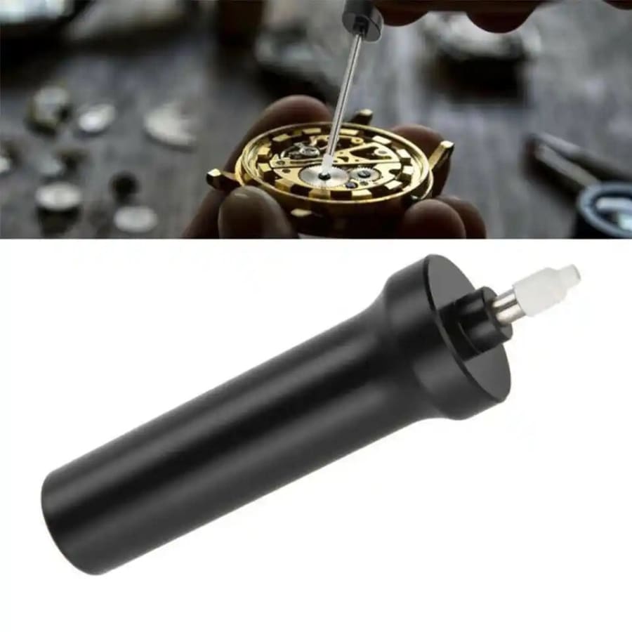 Air pressure pump watch glass removal tool from That Watch Shop, used for safely removing watch crystals.