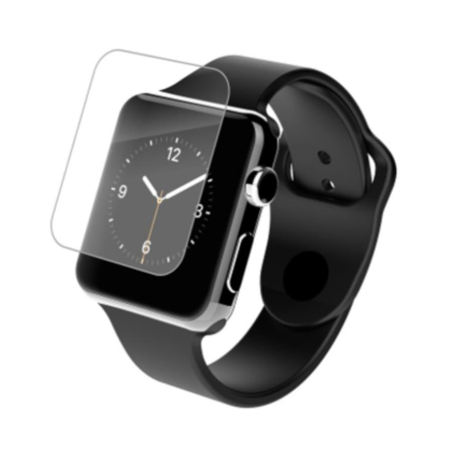 Hydrogel screen protector for Apple Watch Series 1 42mm, packaged in a set of six, designed for durable watch screen protection.