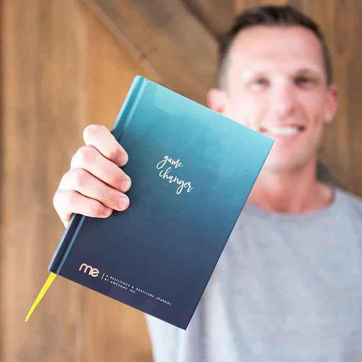 Resilient Gratitude Journal by Awesome Inc NZ featuring a cover design for positive reflections and personal growth.