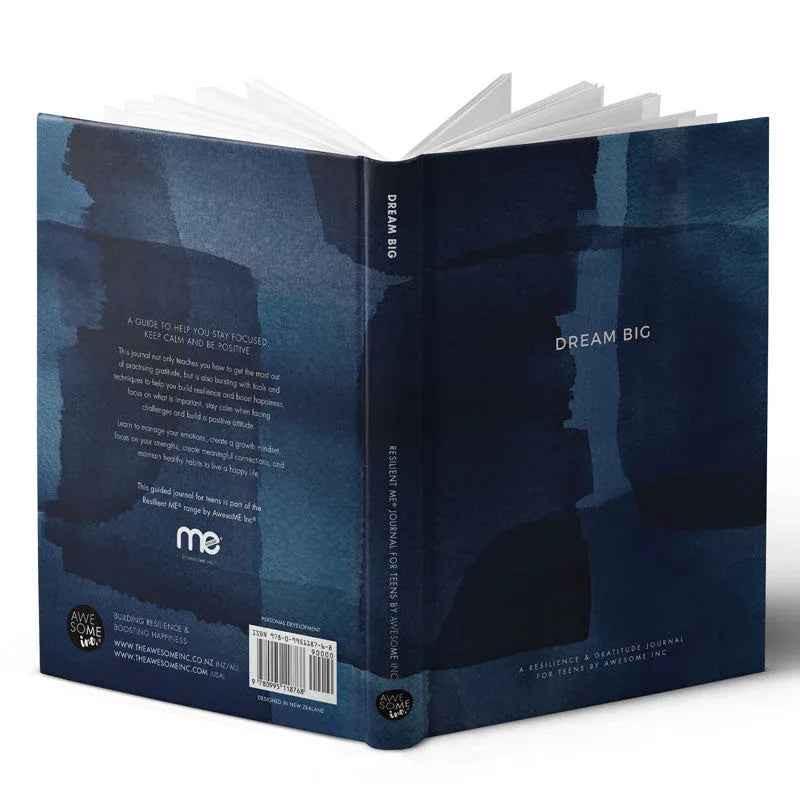 Resilient ME Gratitude Journal for Teens by Awesome Inc NZ, featuring colorful cover with inspiring design for teens aged 12-18.