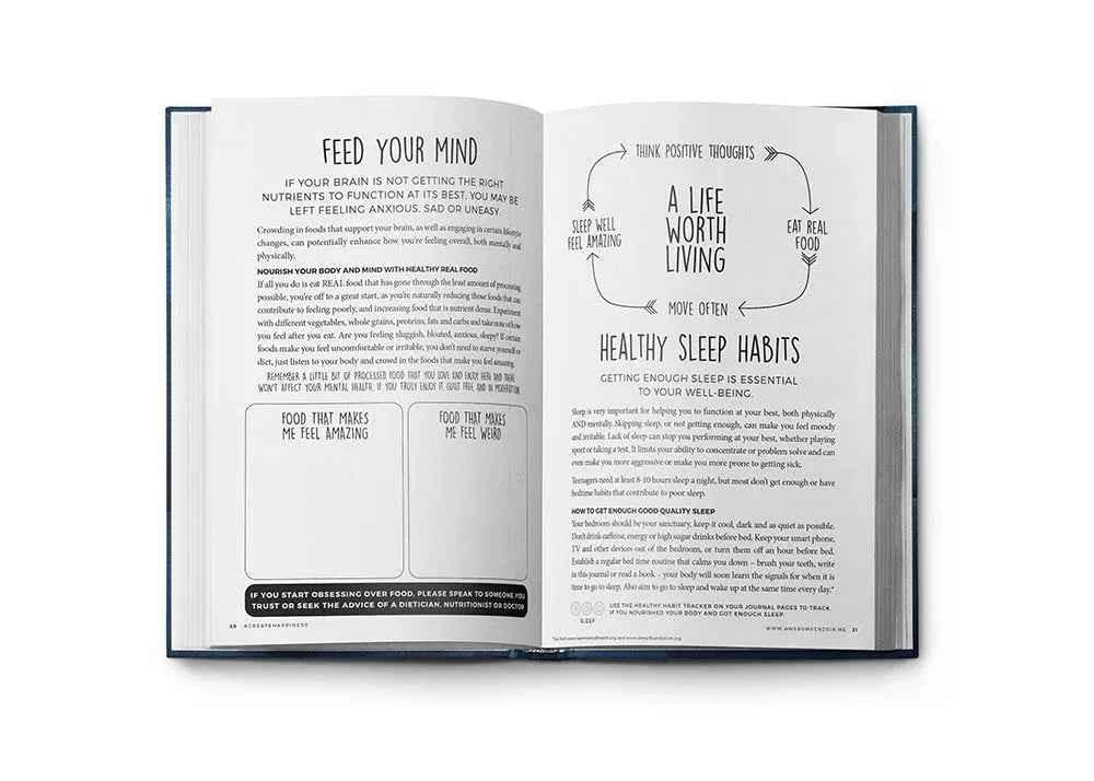 Resilient ME Gratitude Journal for Teens by Awesome Inc NZ, featuring a colorful cover with inspiring designs for ages 12-18.