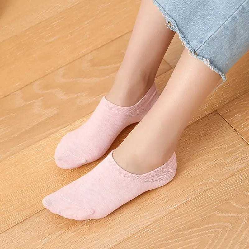 Women's no show invisible liner socks by dealonline.co.nz, low cut with silicone grip, 12 pairs for comfortable, discreet wear.